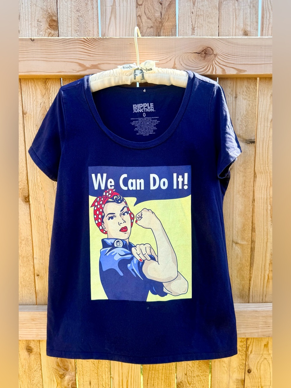 Ripple Junction Rosie the Riveter We Can Do It Tee Women’s plus Retro Feminist